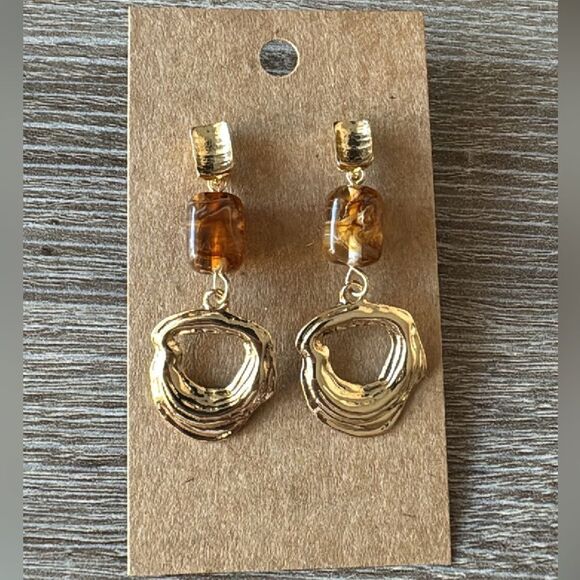 Bohemian drop earrings A504 - Picture 2 of 5